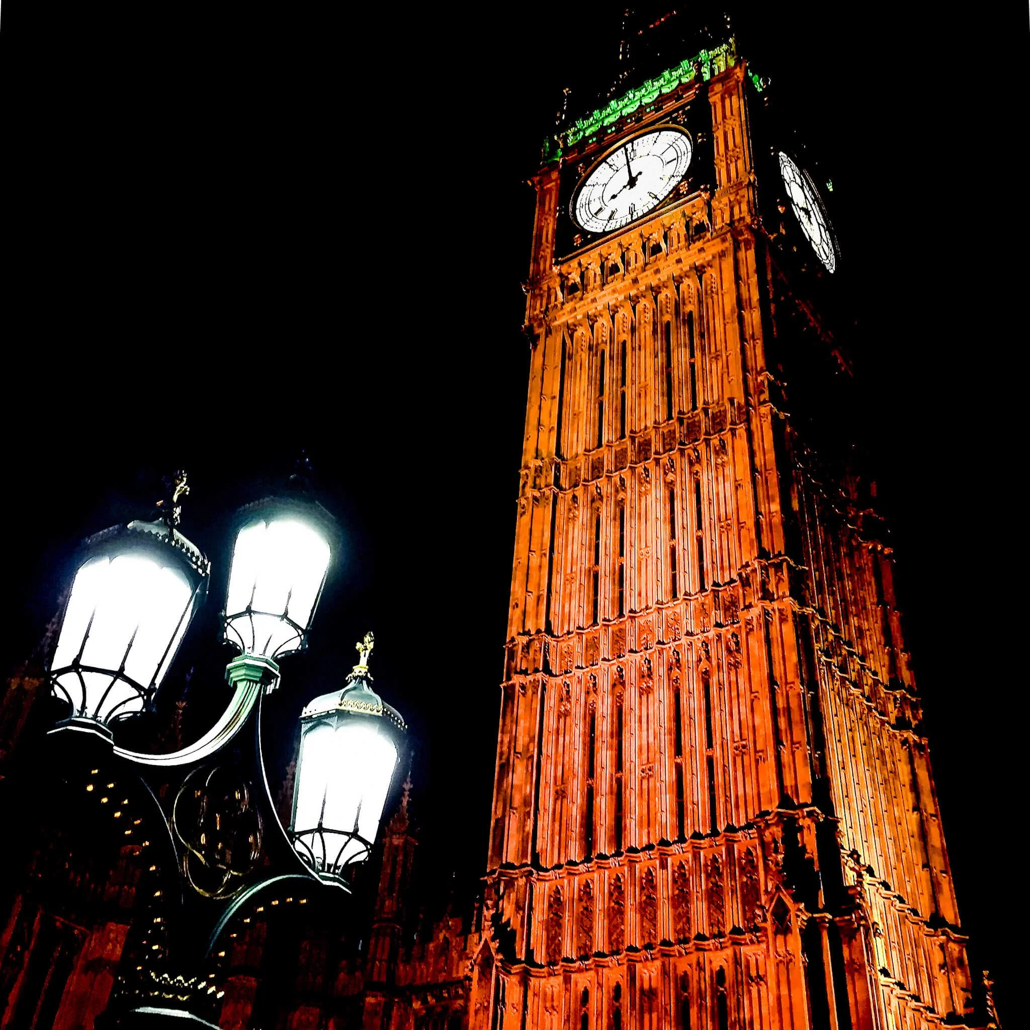 Big Ben London at Night shot on iPhone 6