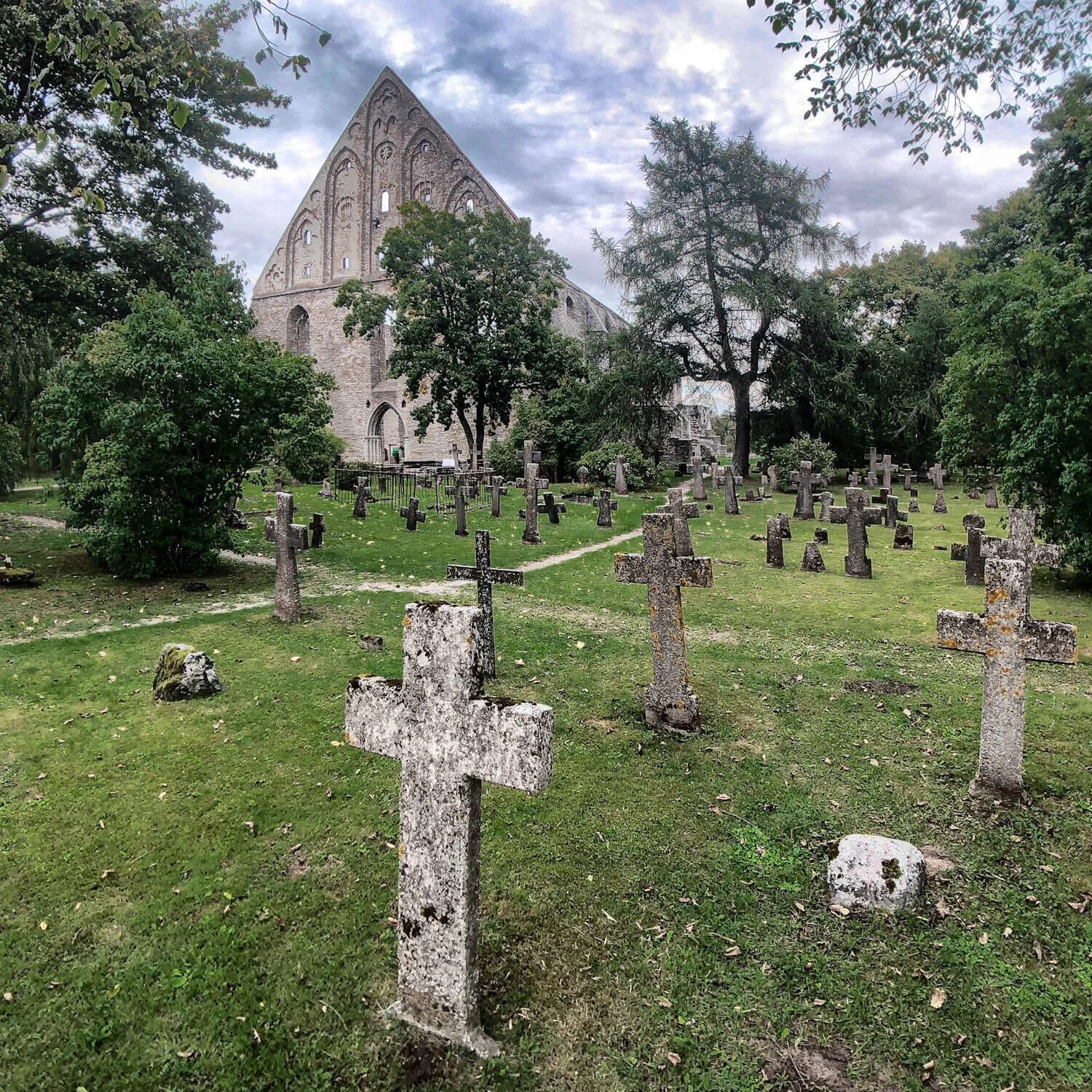 The abandoned Pirita Convent in Tallinn