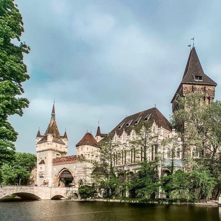 Vajdahunyad Castle with person removed from the lower right corner using Toch Retouch
