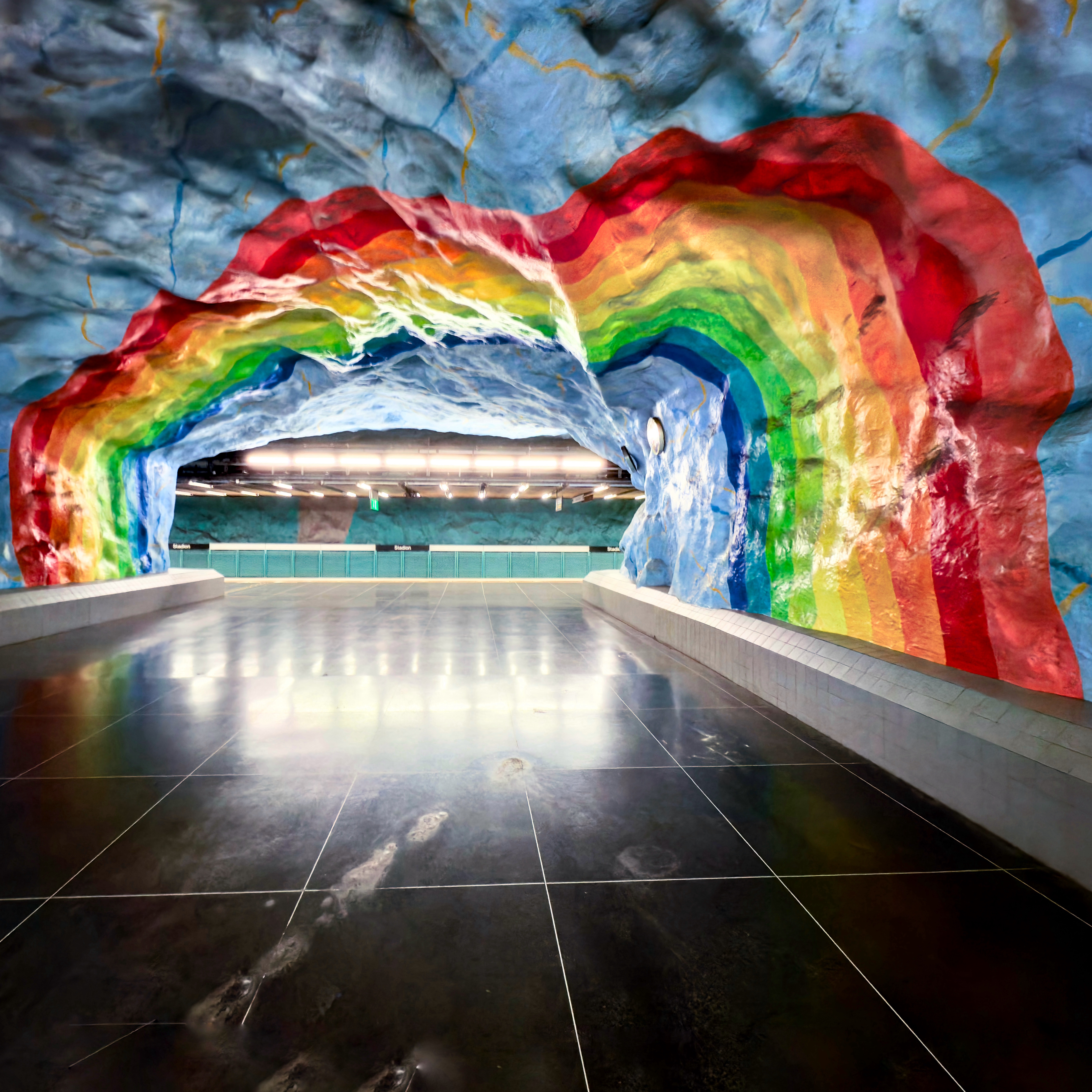 Rainbow Metro Station, Stockholm