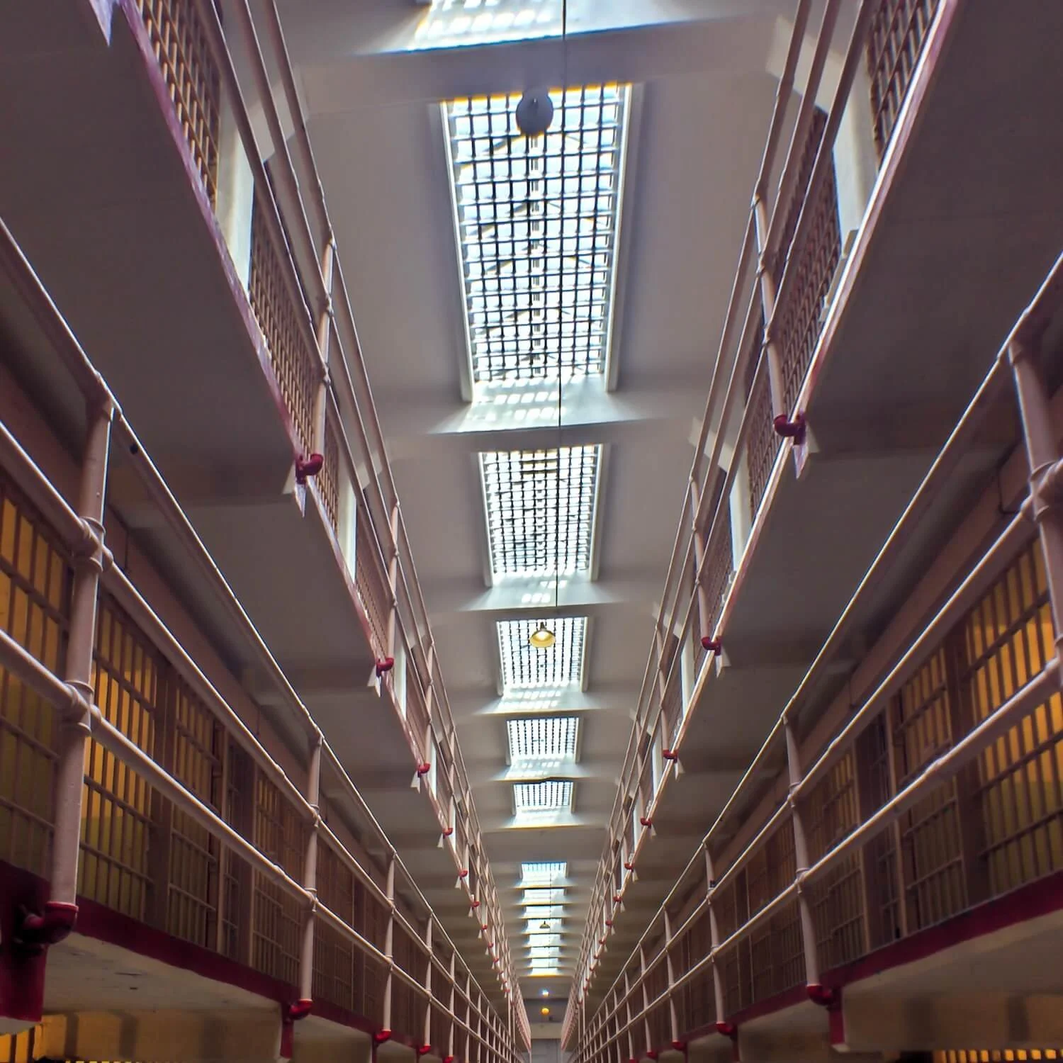 Prison Cells on Alcatraz Island