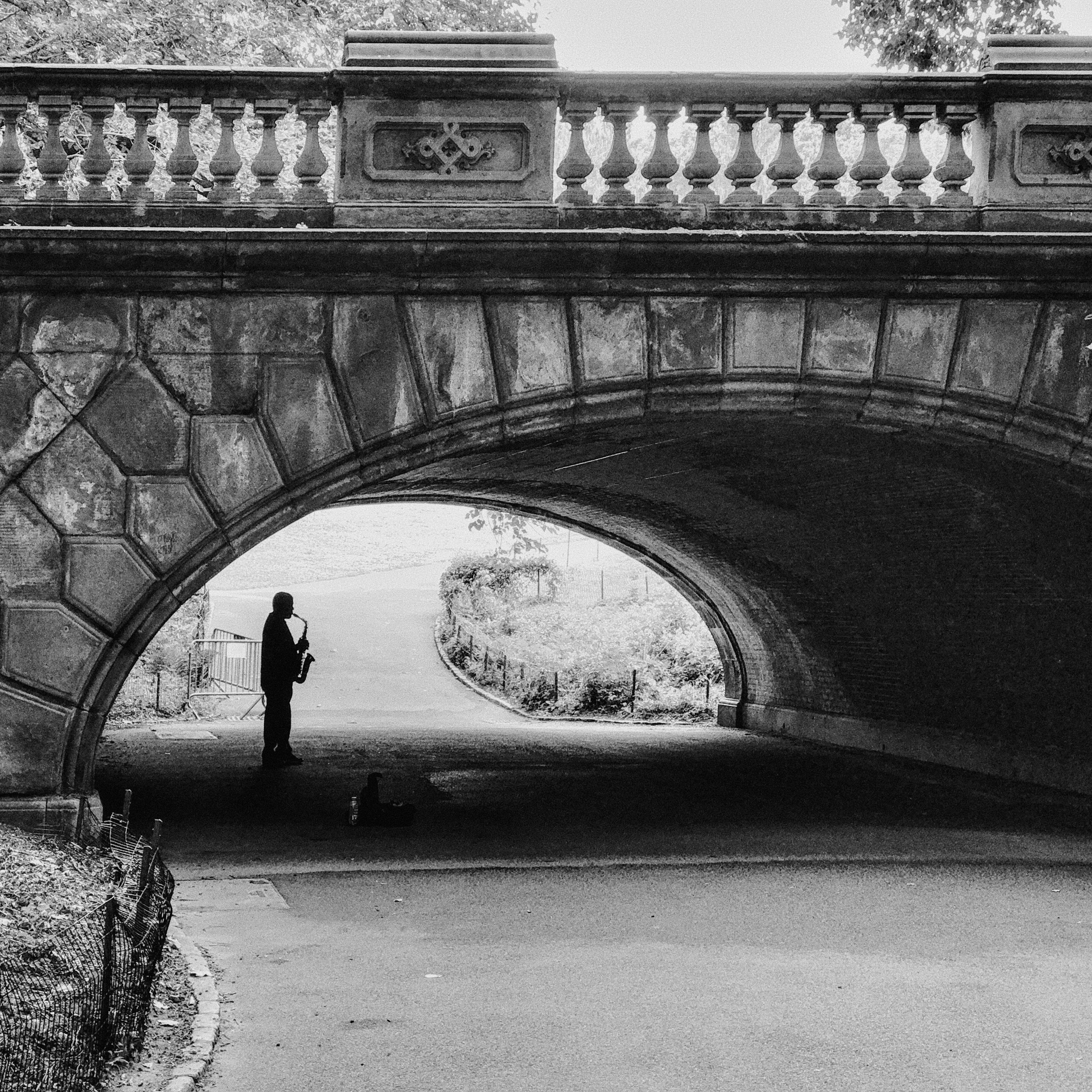 Saxophone Player, New York