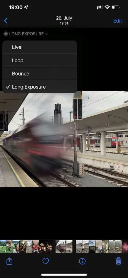 Live effects for Live Photos are now in the upper left corner in iOS 15