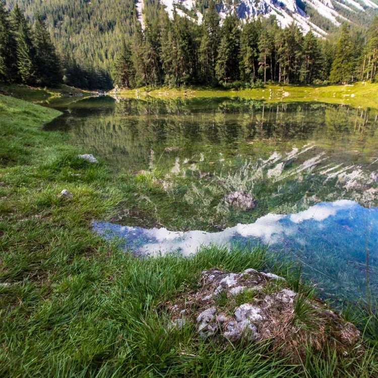 Photo Spot #1: Perfect for a mountain reflection shot.