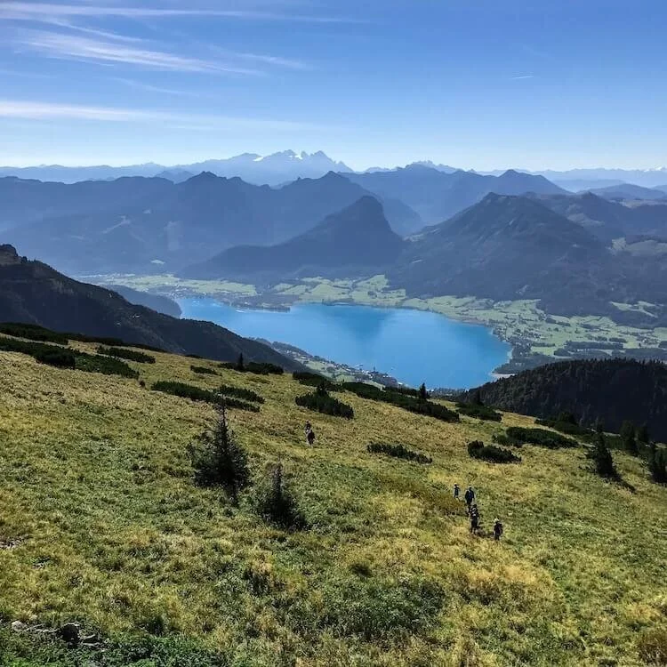 View on your hike down from Schafberg Mountain. Shot on iPhone 7 Plus