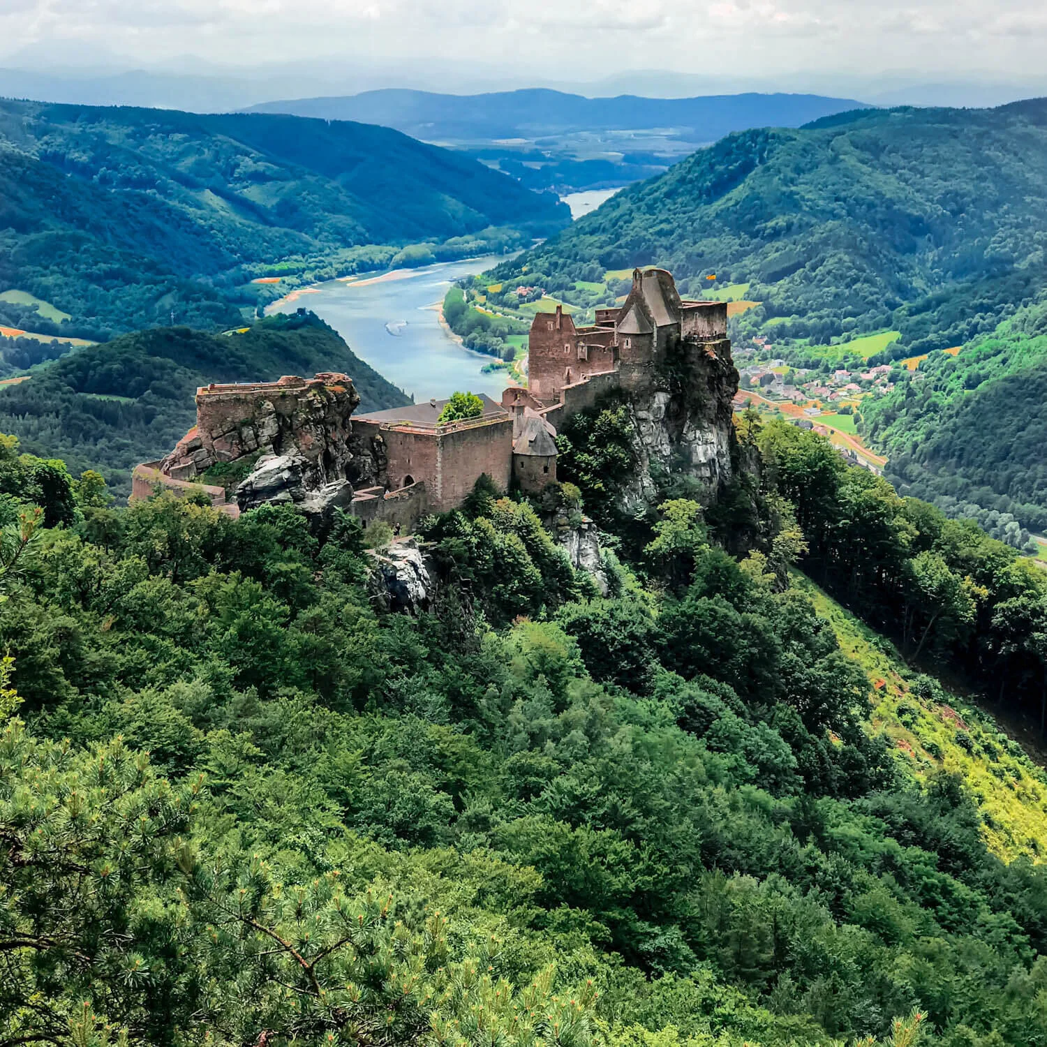 7 Medieval Castles Ruins near Vienna, Austria
