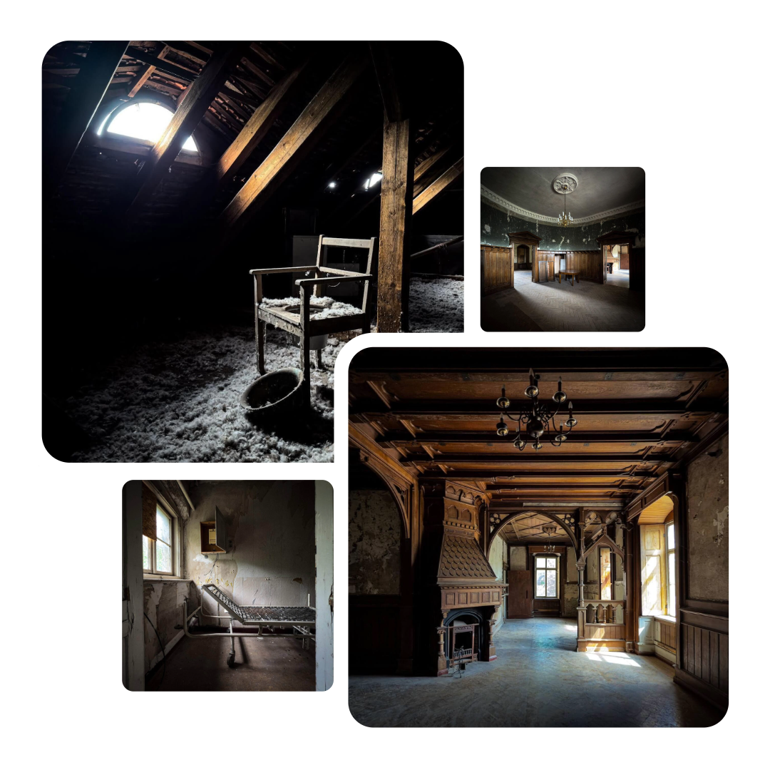 Photos from my Urbex Tour at the abandoned Castle Henriette-Helmsdorf