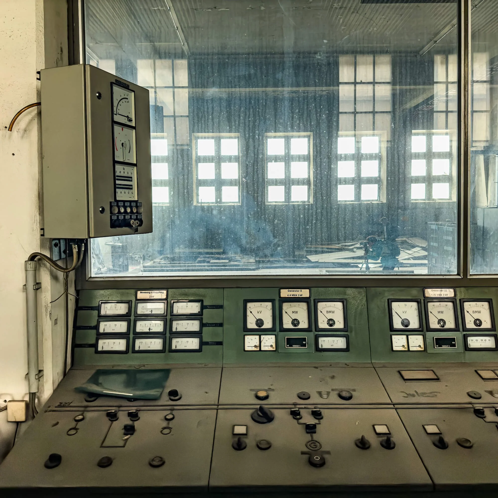 Abandoned control room