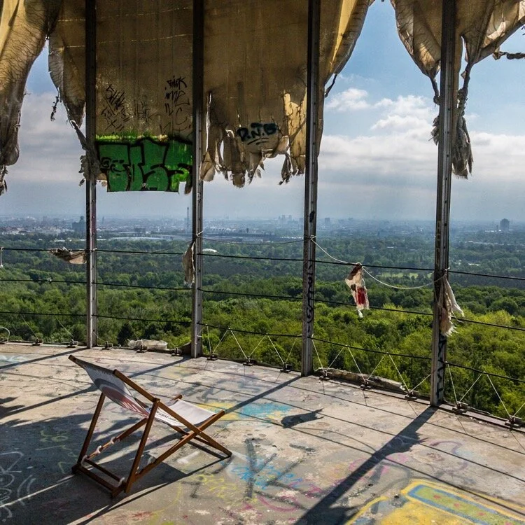 Great view over the woodland towards Berlin
