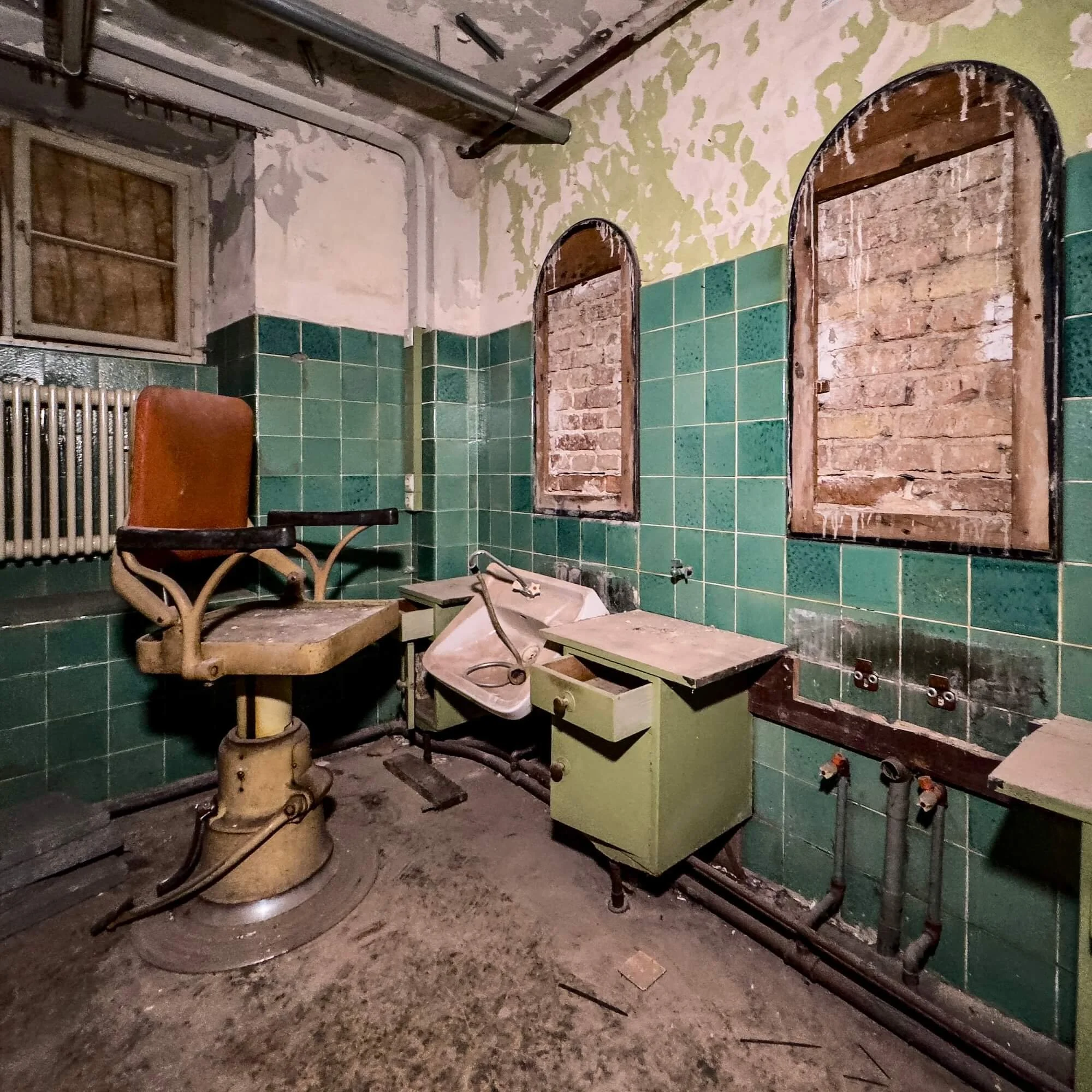 Harddressers room at the Stadtbad Lichtenberg