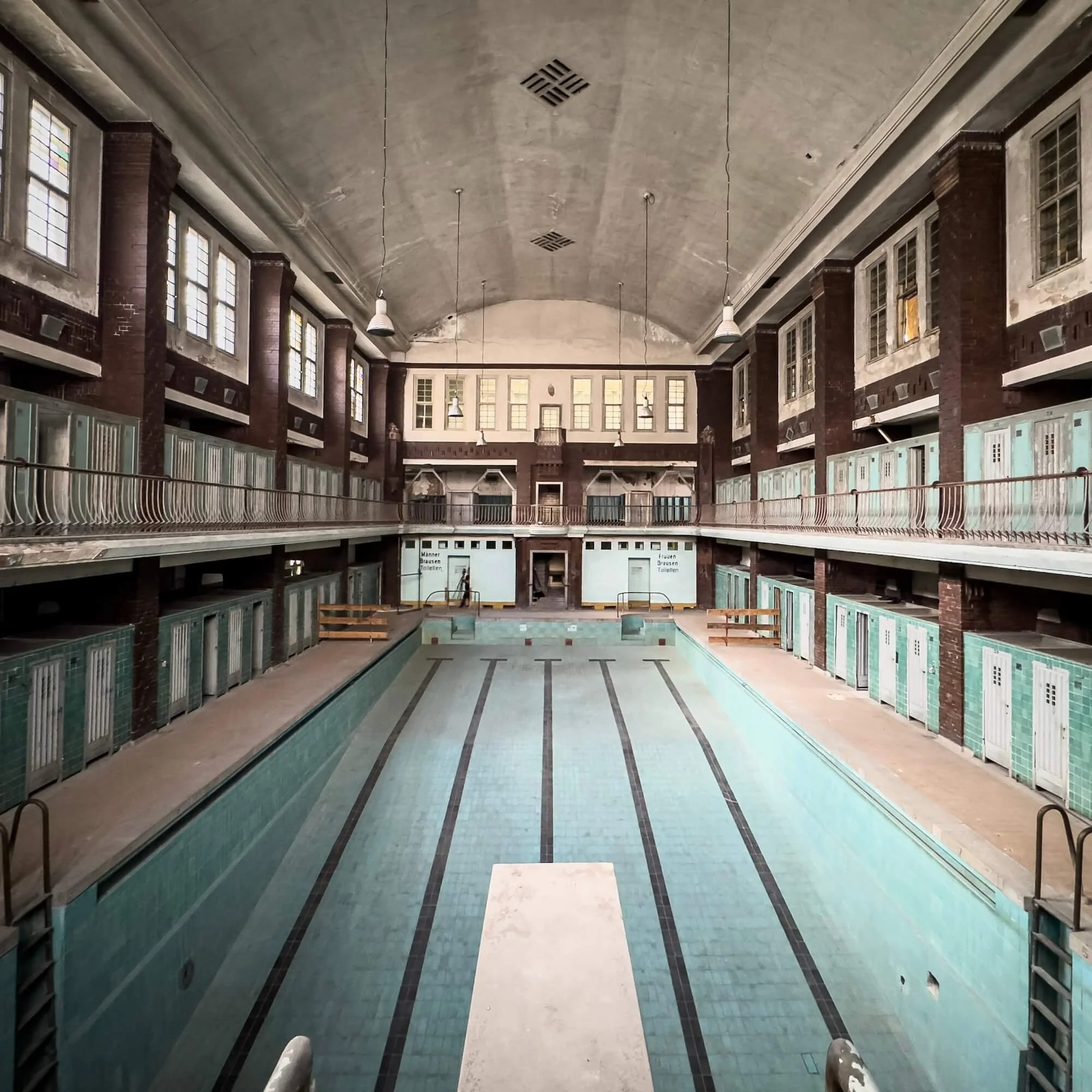 Men’s pool at the Stadtbad Lichtenberg