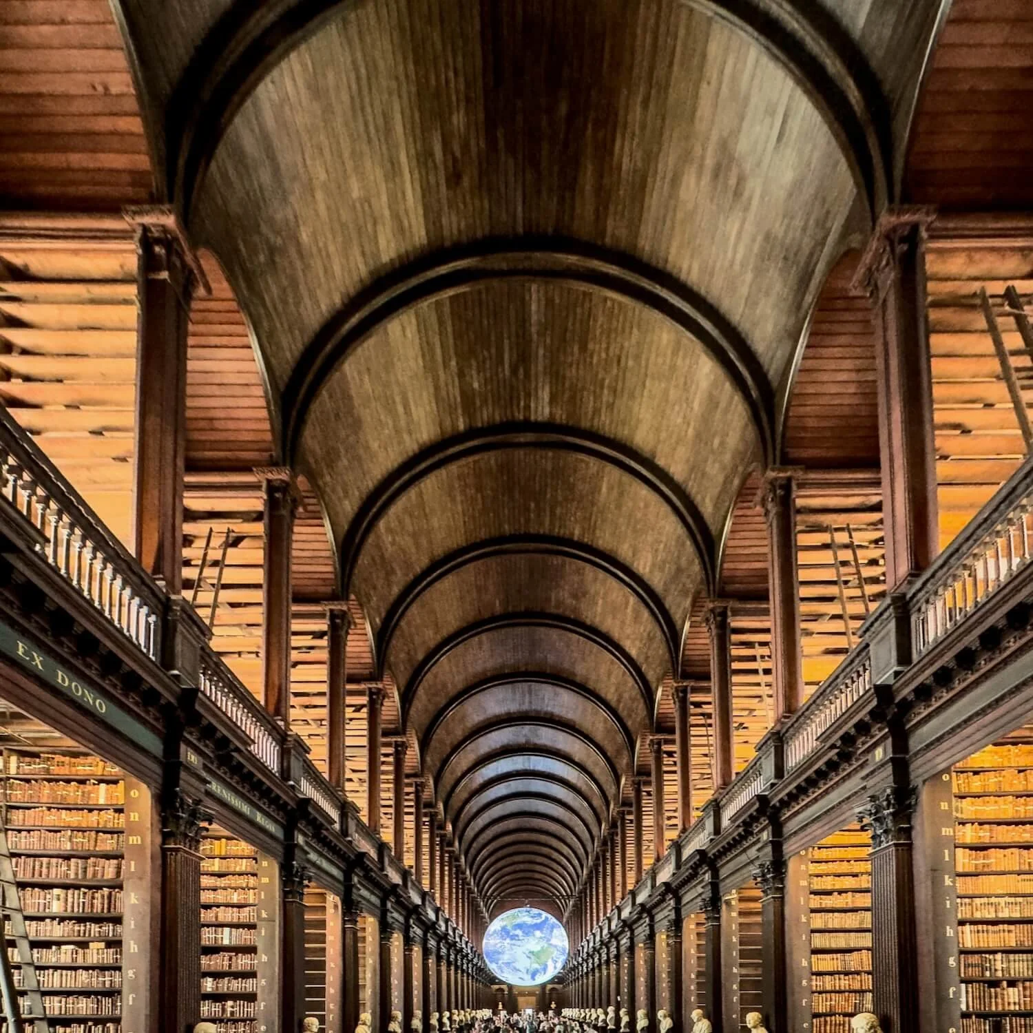 Long Room Library at Trintiy College, Dublin