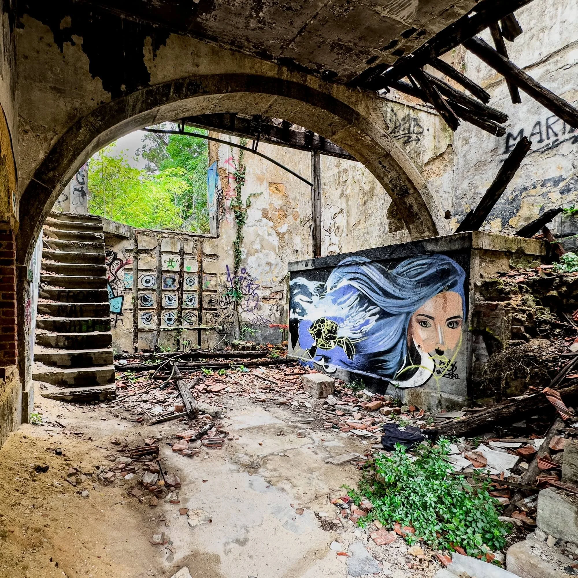 Look closely. Graffiti is everywhere.