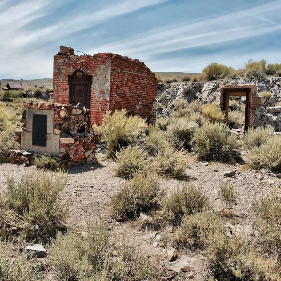 The old bank in Bodie