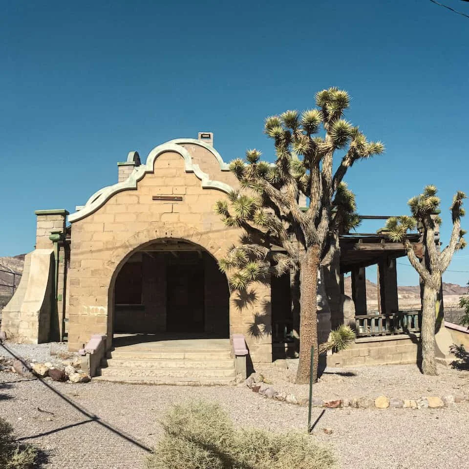 Railroad Depot in Rhyolite, Nevada