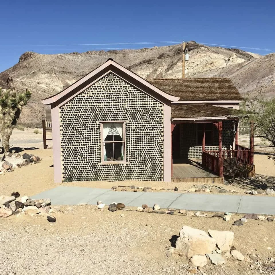 Tom Kelly’s bottle house in Rhyolite