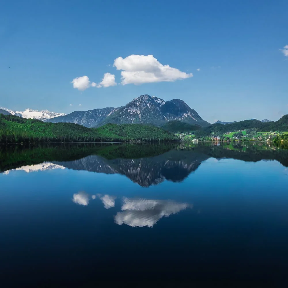 Reflection; Austria. Shot on iPhone 7 Plus