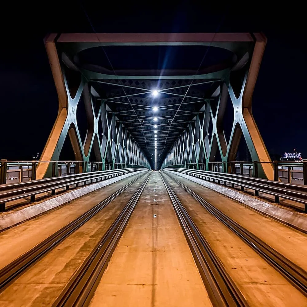 The old bridge in Bratislava