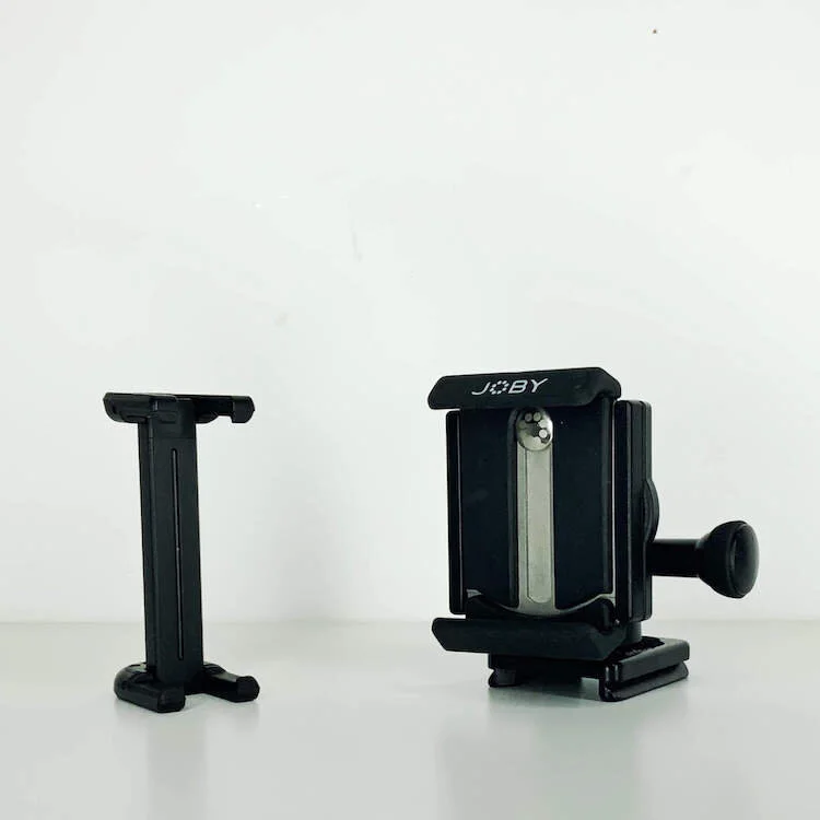 Joby Griptight One and Griptight Pro iPhone tripod mounts