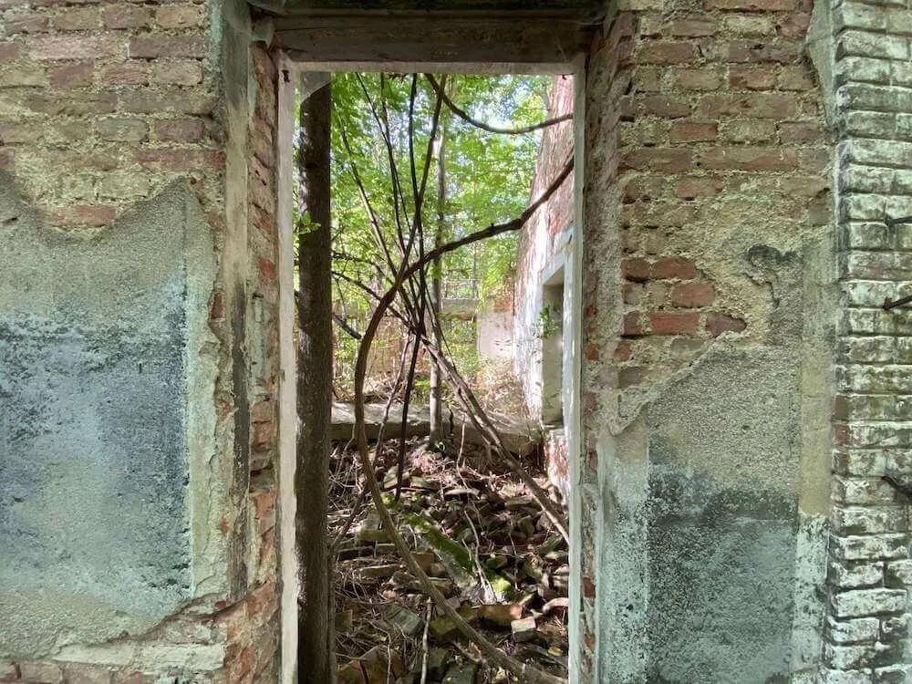 Lost Place shot on iPhone 11 ultra-wide lens