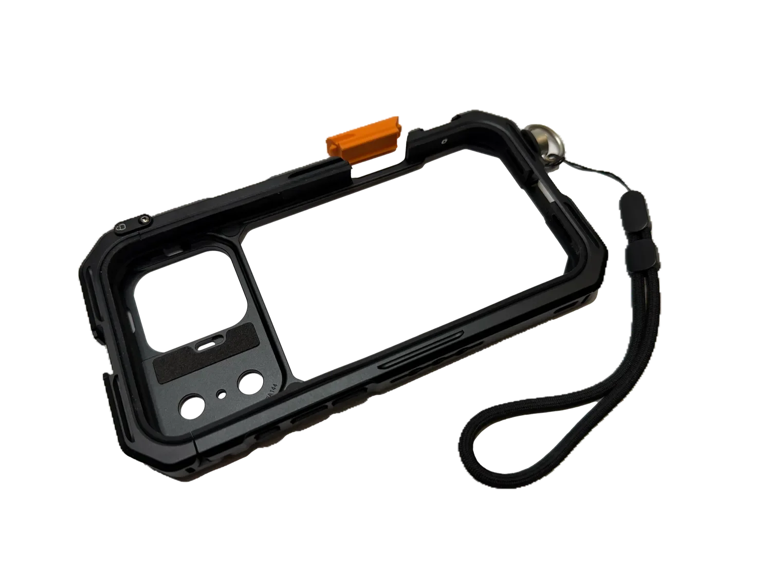 Protective rubber (orange) for the iPhone camera button