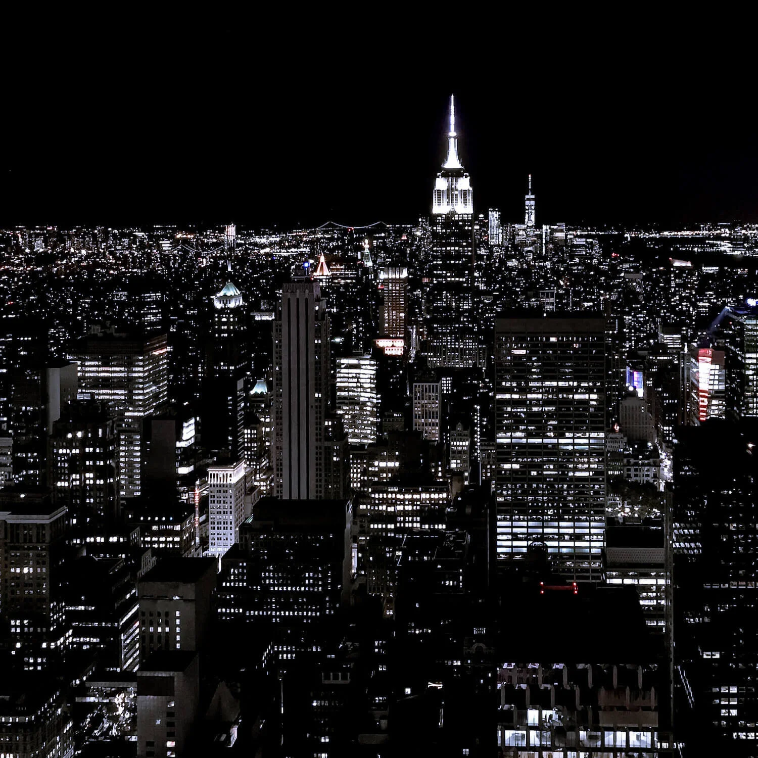 New York Skyline shot on iPhone 7 Plus using ProCamera Low Light Mode
