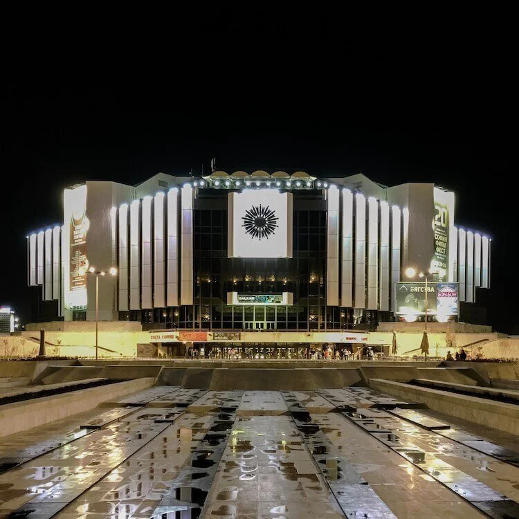Palace of Culture in Sofia, Bulgaria, shot with Low Light+ and ProCamers