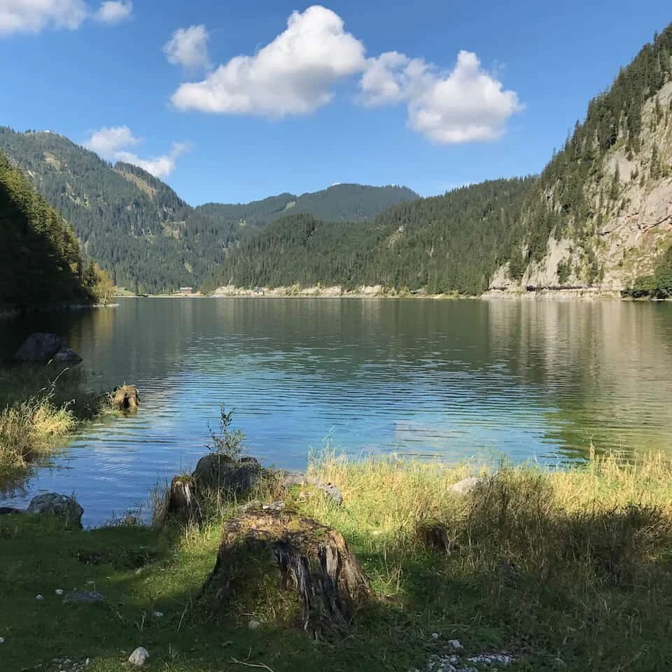 Restaurant at Gosau Lake shot wit iPhone 7 plus wide angle lens at 1/1916s, ISO 20