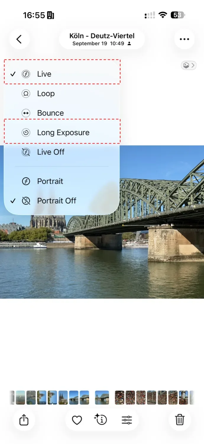 Long Exposure Effect for Live Photo