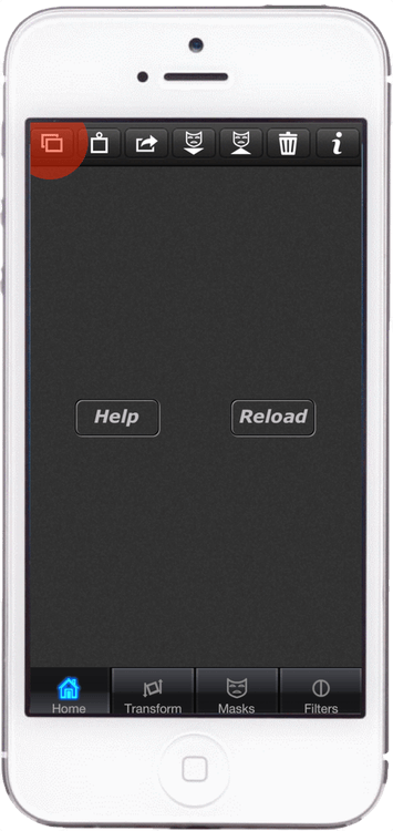 Load two photos in Superimpose to replace the background: A background and a foreground photo