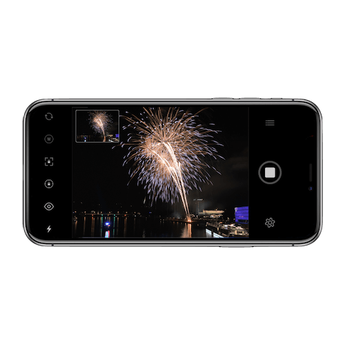 Multiple exposures in a single frame taken with Slow Shutter Cam App