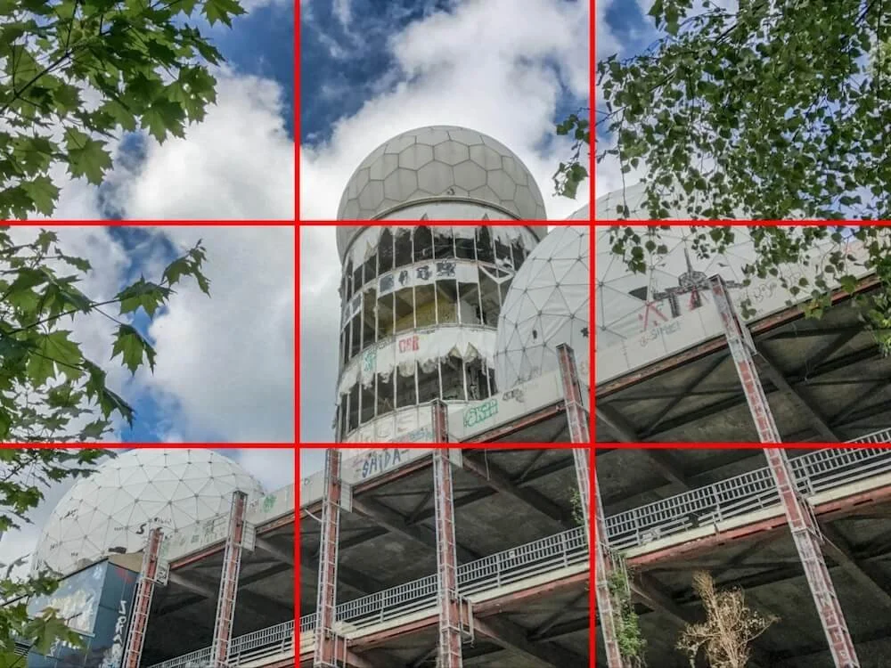 Use the rule of thirds to create more dynamic photos